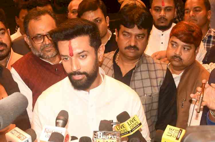 Chirag Paswan blames Nitish govt over attacks on BJP leaders in Bihar