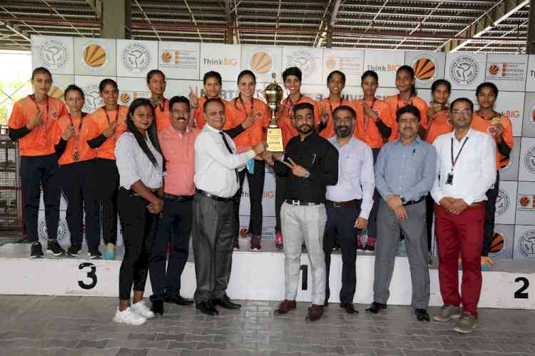 LPU lifted AIU’s North Zone Inter-University Kho-Kho (Women) Championship Trophy