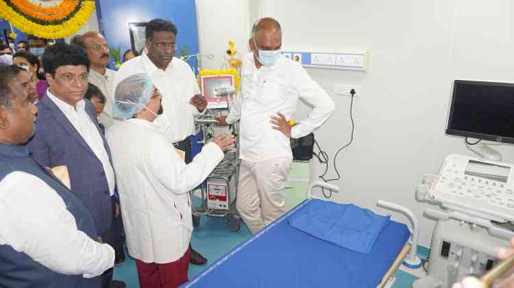 State Health Minister Harish Rao inaugurates Paediatric Heart Surgery Unit at NIMS