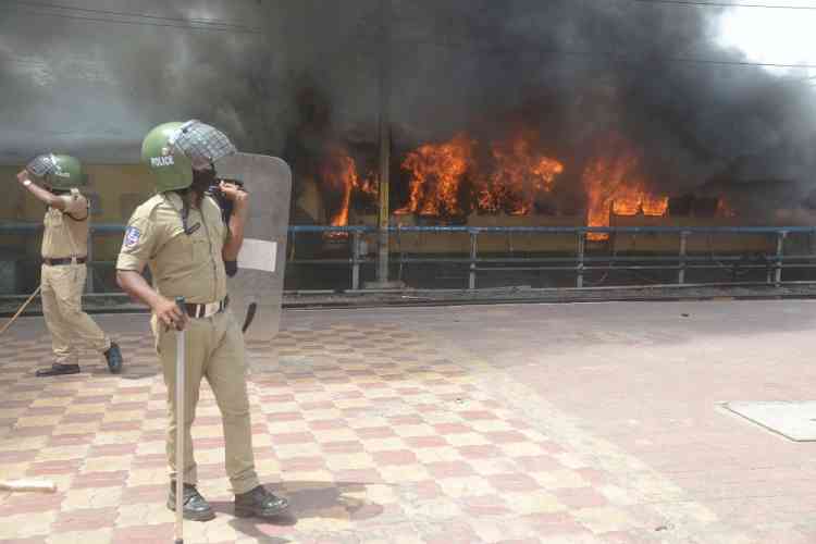 Private coaching centre owner finally held in Secunderabad violence case