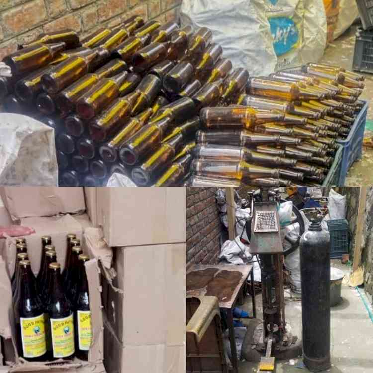 Factory involved in illegal manufacture of beer sealed in Srinagar