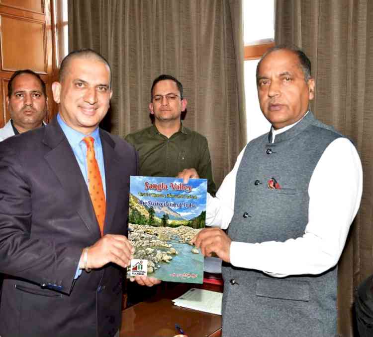 CM Himachal Pradesh launches special brochure depicting beautiful nature locations of Sangla Valley 
