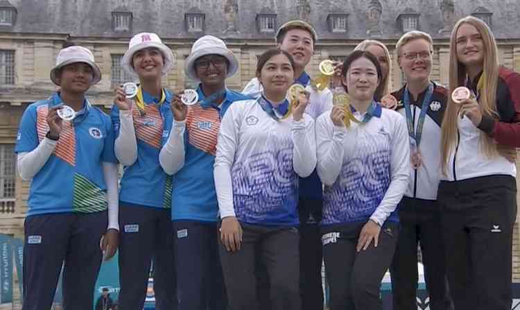 Archery World Cup: India women settle for silver in recurve team competition