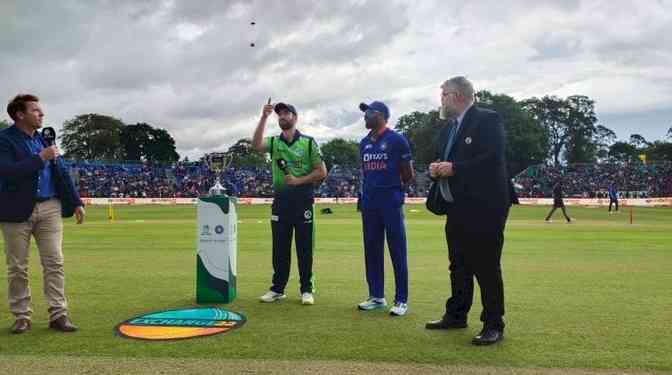 Rain delays start of first T20I between India and Ireland