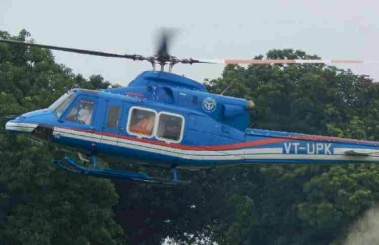 Yogi's chopper makes emergency landing in Varanasi