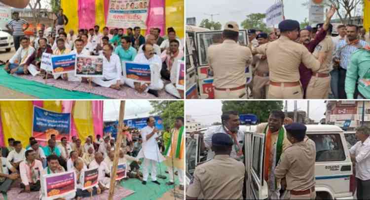 Congress launches protest against Agnipath in Gujarat, several detained