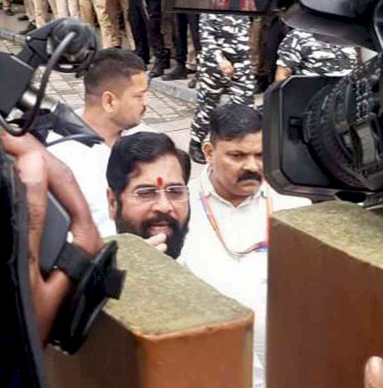 I'll be in Mumbai soon; 50 MLAs are with us: Eknath Shinde