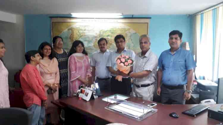 Prof. Sudhir Kumar, Director, Research & Development Cell, Panjab University takes over charge of A.C. Joshi Library as University Librarian 