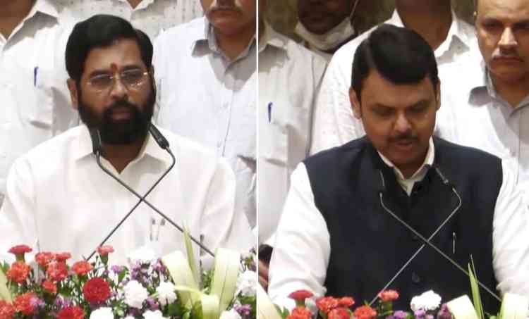 Maha Governor swears-in CM Eknath Shinde, Dy CM Devendra Fadnavis