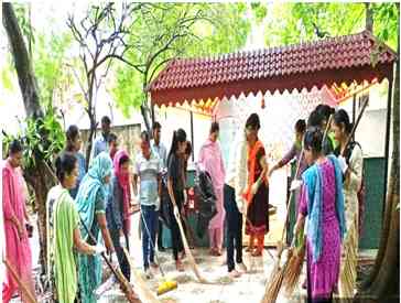 Cleanliness Drive at Girls Hostel-6