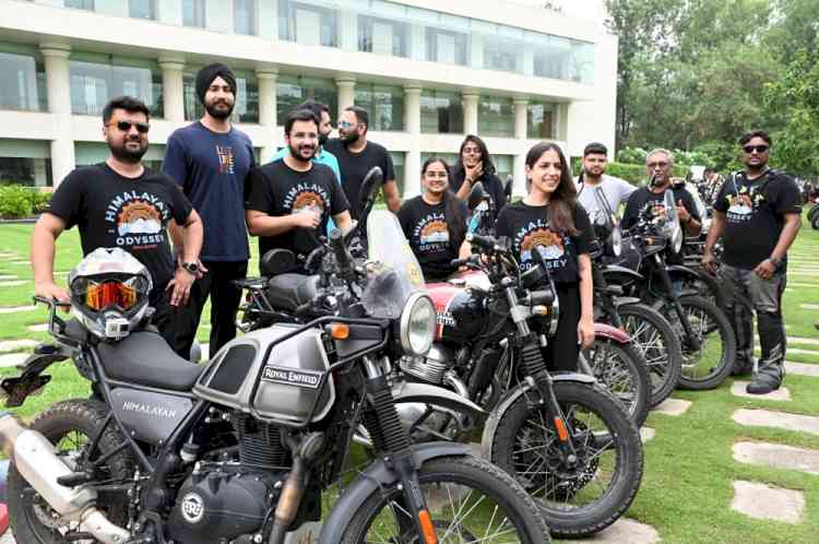 Royal Enfield Himalayan Odyssey 2022 Expedition Team reaches Chandigarh in their journey to Umling La