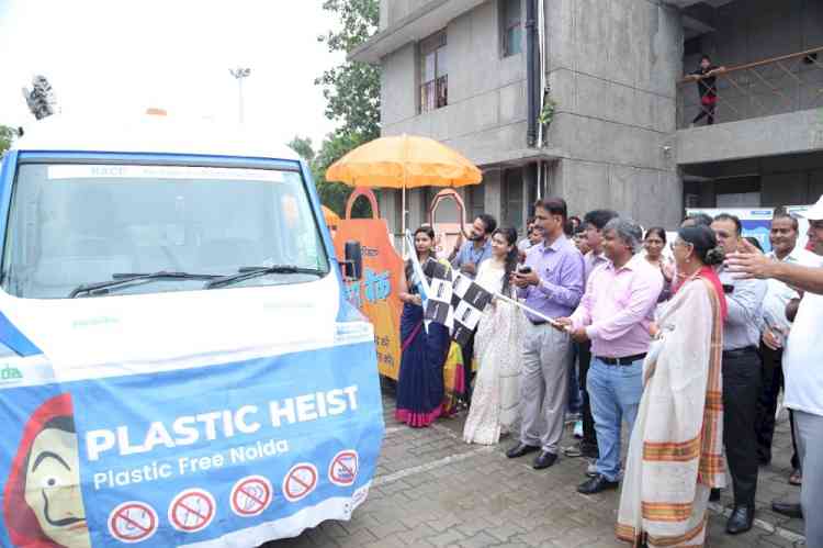 Noida Authority and HCL Foundation launch plastic exchange mobile van for to curb single-use plastic