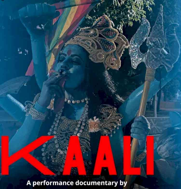 Director courts controversy after poster of her documentary shows Goddess Kaali smoking