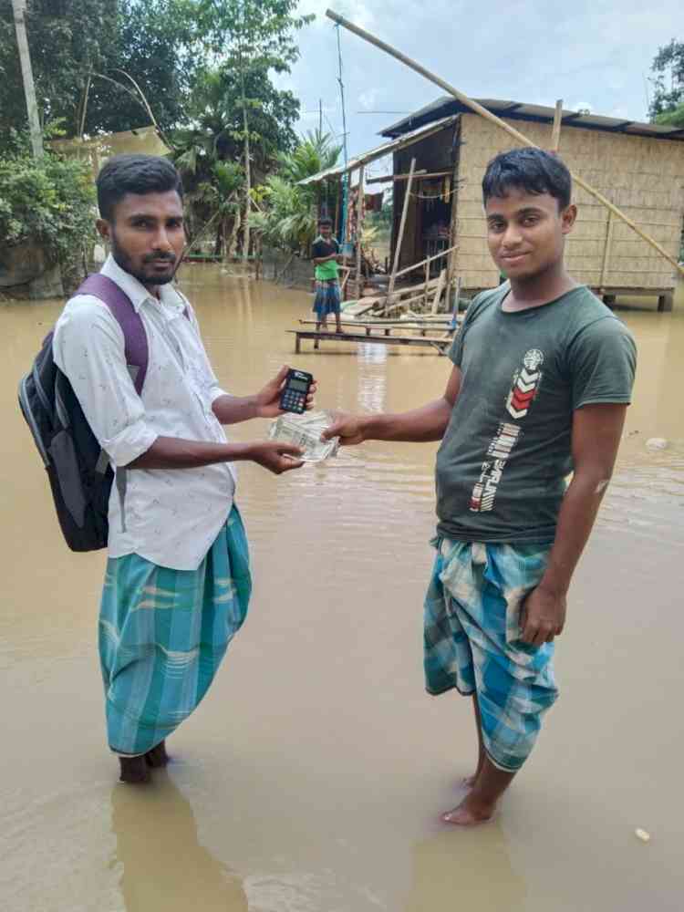 Kirana stores in Assam offer banking services to 40,000 customers in flood-affected villages