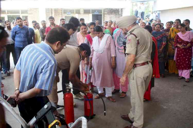 Evacuation drill & Fire Lecture/Demo for Administrative and Aruna Ranjit Chandra Hall