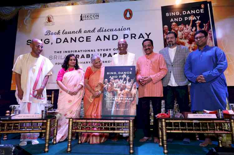 Sing, Dance and Pray – Book on Srila Prabhupada launched 