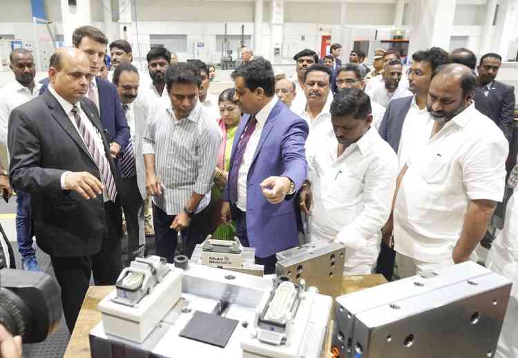 KT Rama Rao inaugurated ALPLA India’s World Class Mould Shop and ALPLA Dual Education Center in partnership with Govt of Telangana and CII Telangana