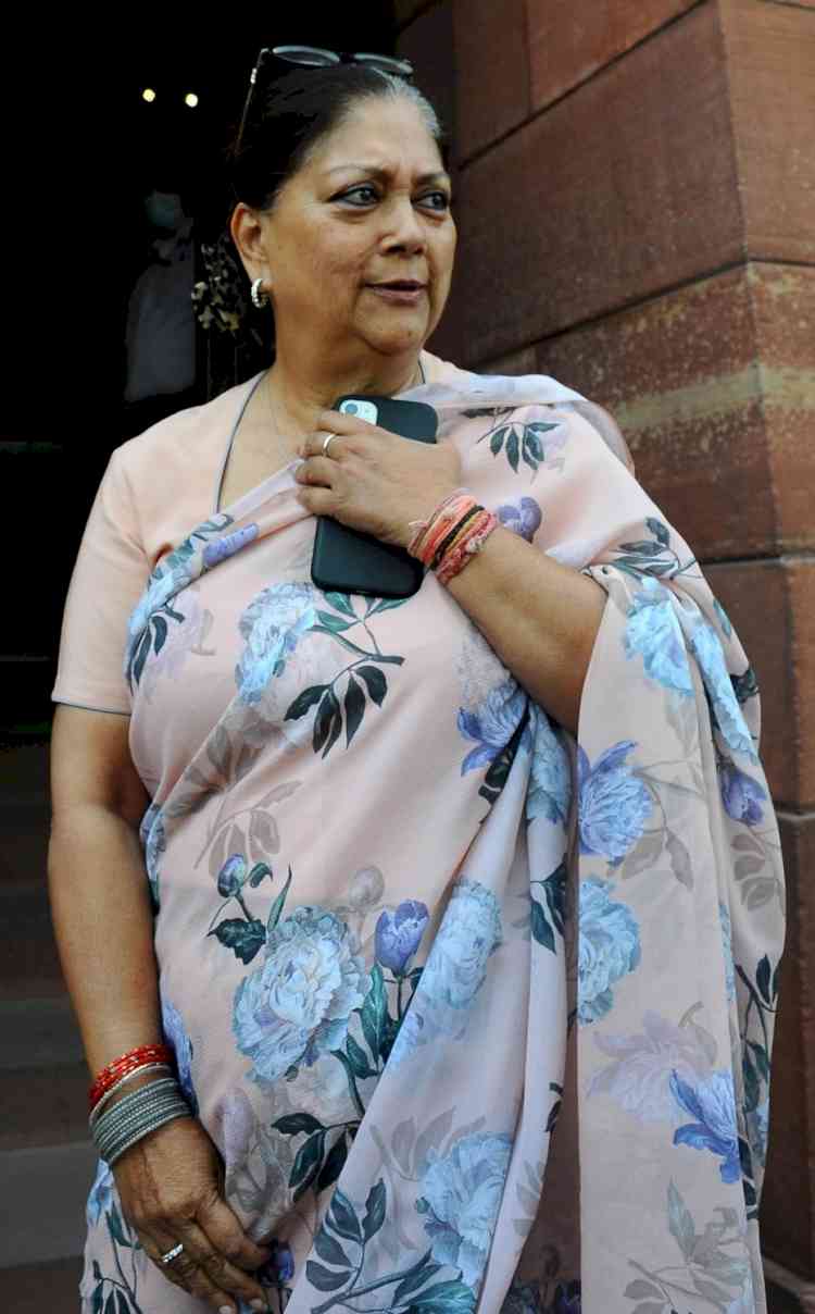 Raje skips 3-day BJP camp in R'than; meets Shah in Delhi