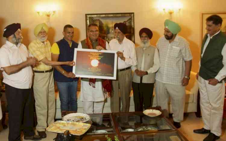 Rajya Sabha Member Sanjeev Arora thanks intellectuals for being honored with 'Son of Ludhiana' award