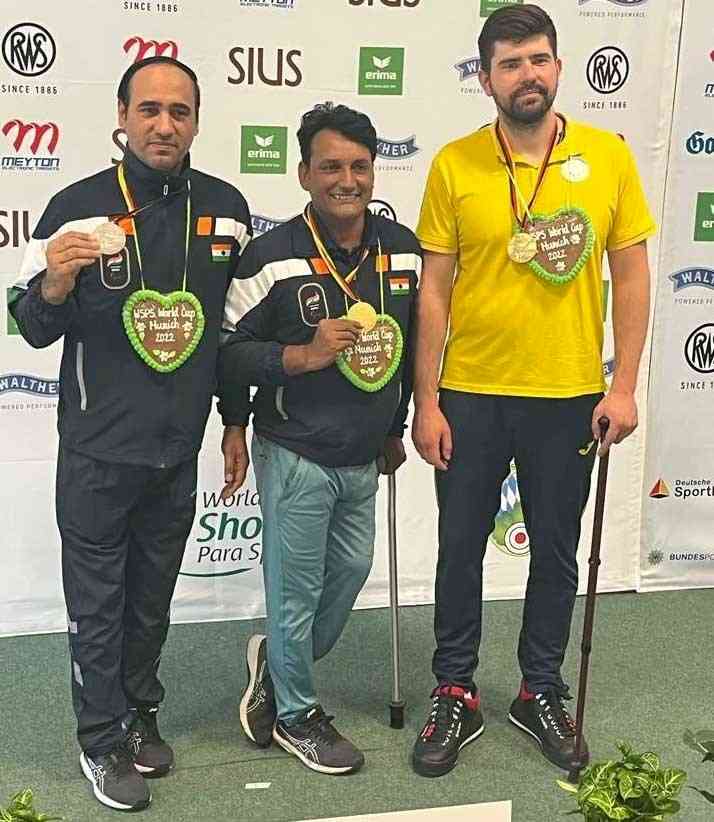 Munich World Cup: Para-shooter Rahul Jhakar bags 25m pistol gold as India win two gold, 1 silver