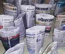Good old newspaper wrappings are back but traders aren't a happy lot