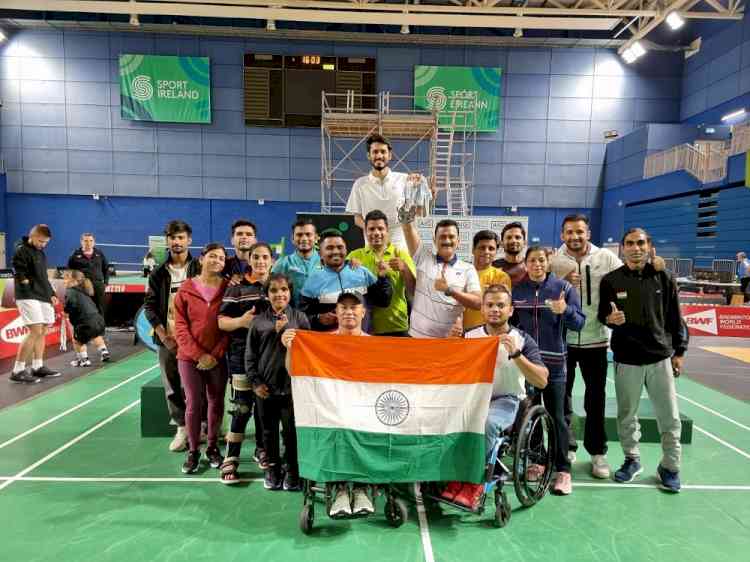 Gold for Mandeep, Nithya; Team India bags 11 medals in Ireland Para-Badminton Int'l