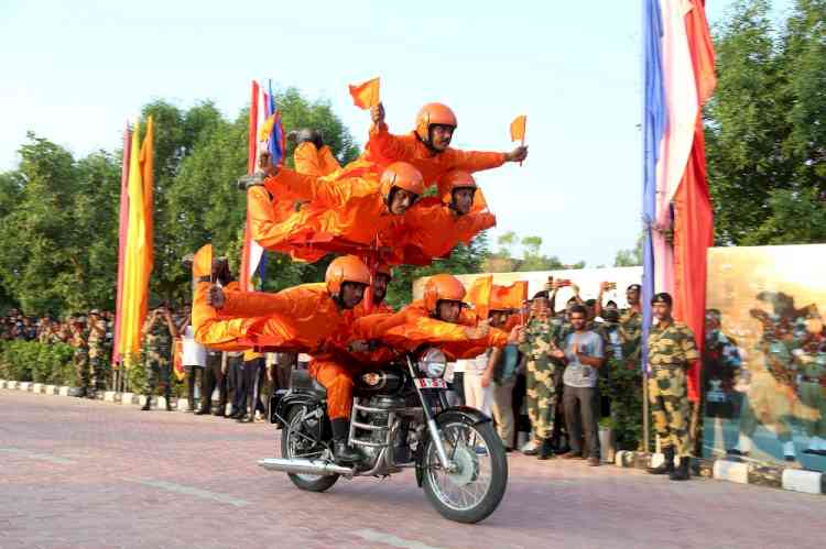 LPU hosted “BSF Janbaaz Motorcycle Show” to celebrate India’s 75 Years of Independence