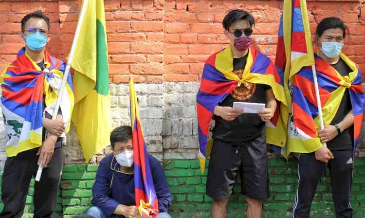 Tibetan groups protest against China