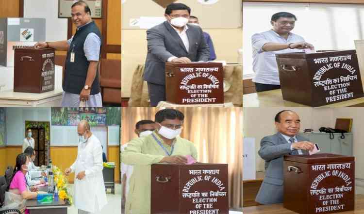 16th Prez Poll: Most MLAs, MPs in NE states cast vote