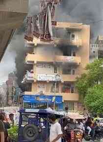 Delhi: Fire at building in New Ashok Nagar; 12 rescued