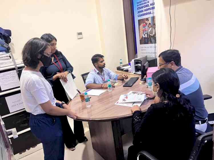 Two Day Open House Counselling for students held at Sharda University