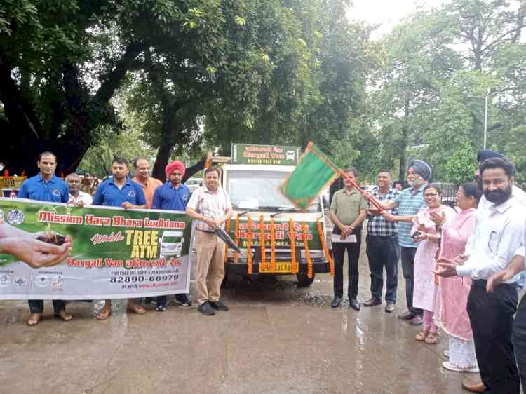 Hara Bhara Ludhiana- DC flags off Hariyali Van- a mobile tree ATM