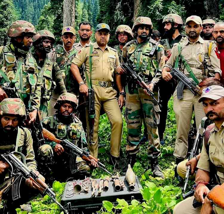 Hideout busted in J&K's Doda, arms, ammunition recovered