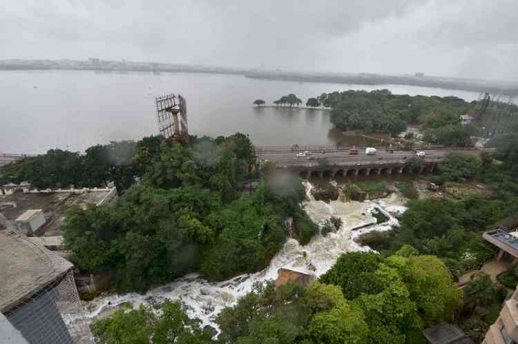 Gates of twin reservoirs in Hyderabad opened after heavy rains