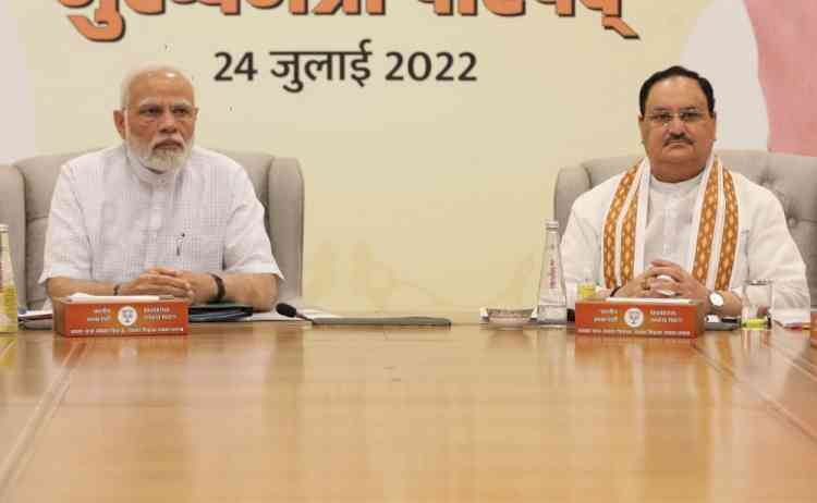 PM meets Chief Ministers of BJP-ruled states