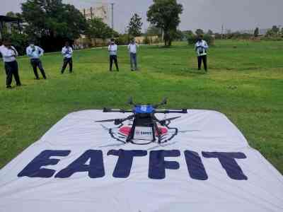 Drone covers 20 kms in 30 minutes to deliver frozen food in Gurugram