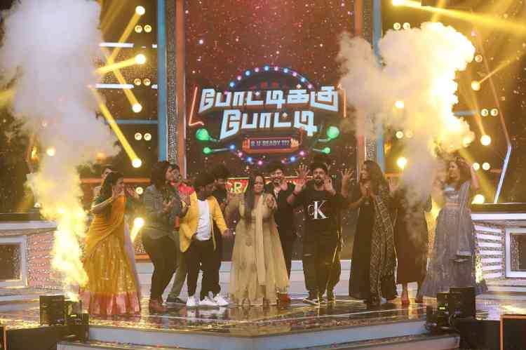 Team Valli Thirumanam win grand finale of Colors Tamil popular non- fiction show Pottikku Potti