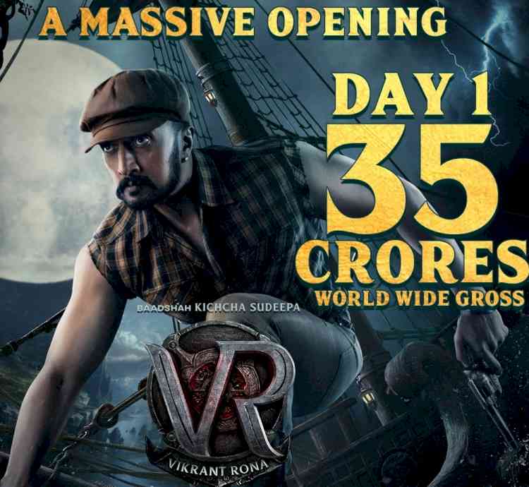 With Rs 35-cr opening day earnings, 'Vikrant Rona' heads for big league