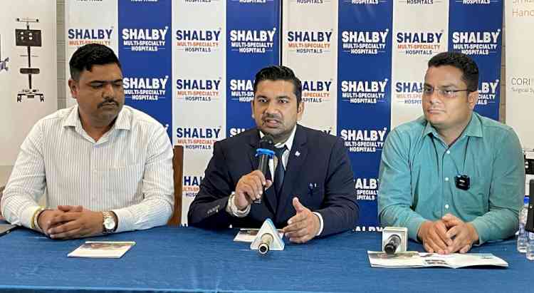 Shalby Hospital launches robotic knee replacement surgery