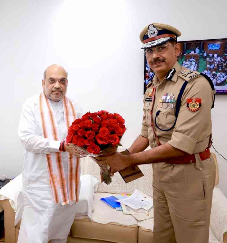 New Delhi Police Commissioner meets Shah