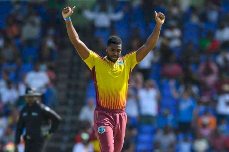 Obed McCoy's record six-wicket haul demolishes India as West Indies level series