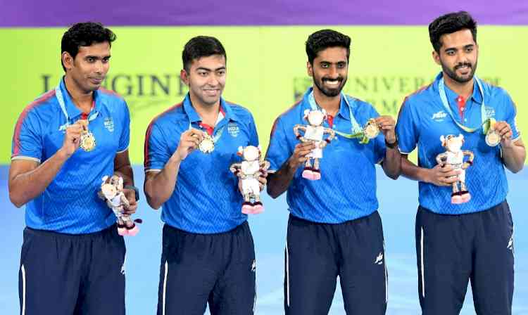 CWG 2022, Table Tennis: Indian men's team clinches gold with 3-1 win over Singapore