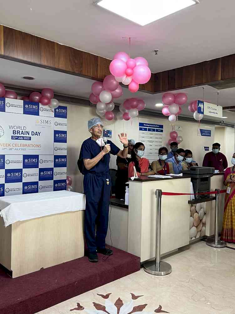 Institute of Neurosciences Department at SIMS Hospital celebrates Brain Week