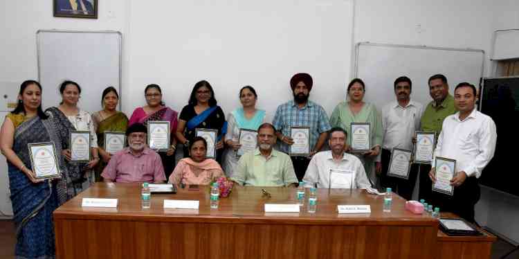Best Research and Publication Award Ceremony held by Department of Chemistry, PU