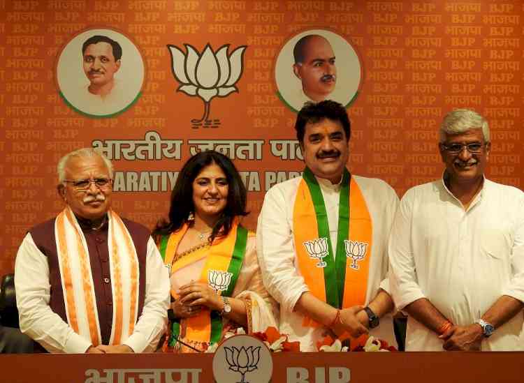 Kuldeep Bishnoi joins BJP