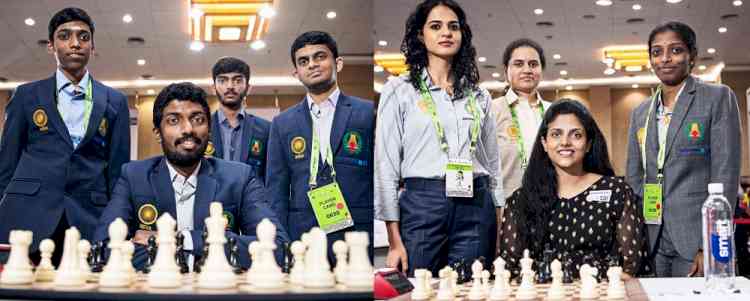 44th Chess Olympiad: India A, India C face off in 7th round match of open section