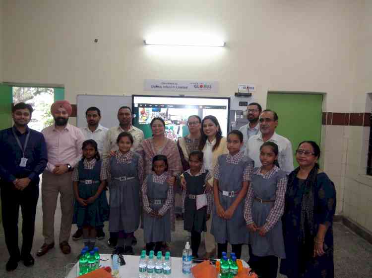 Inauguration of Digital Classrooms in five MCD schools under CSR initiative by Globus Infocom Ltd for education