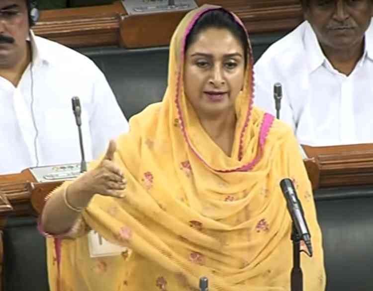 Harsimrat Kaur seeks financial package for Punjab