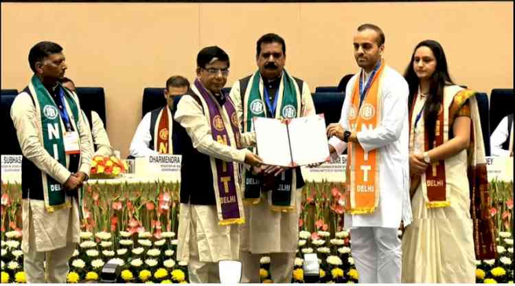 NIT Delhi held its Third Convocation at Vigyan Bhawan