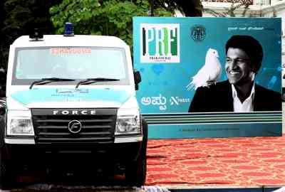 Prakash Raj donates free ambulance to poor in memory of Puneeth Rajkumar